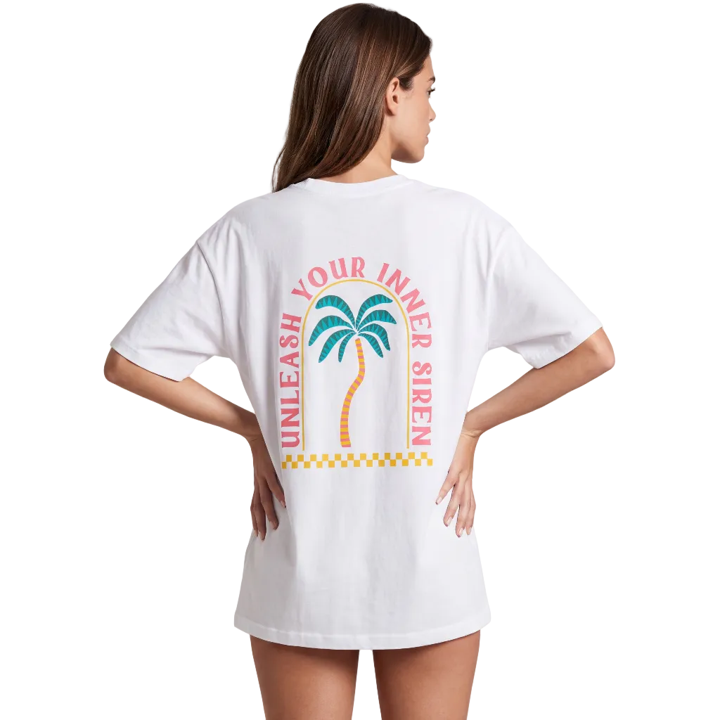 zebras-libras-t-shirt-palm-oversized-white T-shirt Palm Oversized White ρούχο της Zebras & Libras