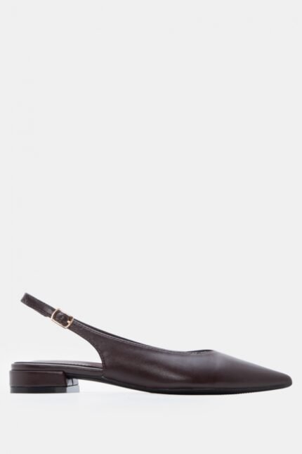 Γυναικείες γόβες Γοβάκια Slingback Μυτερά – Καφέ Σκούρο LUIGI – εικόνα 2
