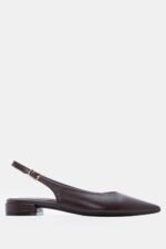 Γυναικείες γόβες Γοβάκια Slingback Μυτερά – Καφέ Σκούρο LUIGI