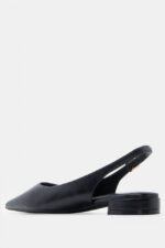 Γυναικείες γόβες Γοβάκια Slingback Μυτερά – Μαύρο LUIGI – εικόνα 4