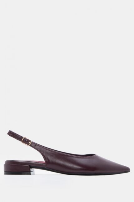 Γυναικείες γόβες Γοβάκια Slingback Μυτερά – Μπορντό LUIGI – εικόνα 2