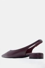 Γυναικείες γόβες Γοβάκια Slingback Μυτερά – Μπορντό LUIGI – εικόνα 4