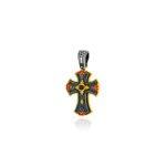 Γυναικείος Σταυρός Anastasios Creations από Ασήμι 925 με Πέτρες Ζιργκόν NstNastasia