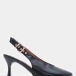 Γυναικεία slingback Γόβες Slingback με Τόκα – Μαύρο LUIGI