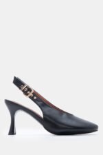 Γυναικεία slingback Γόβες Slingback με Τόκα – Μαύρο LUIGI