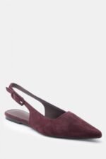 Γυναικεία slingback Γόβες Μυτερές Slingback με Τόκα – Μπορντό LUIGI – εικόνα 3