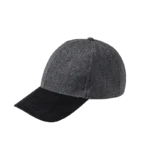 Ανδρικό καπέλο Ηerringbone Τζόκεϊ | Karfil Hats Black Capelo