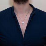 Σταυρός Βάπτισης Σκέτος για Αγόρι Λευκό Χρυσό 14 Καρατίων Κ14 NstNastasia – εικόνα 2