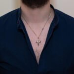 Σταυρός Βάπτισης με Αλυσίδα για Αγόρι από Κίτρινο Χρυσό Κ14 NstNastasia – εικόνα 2