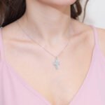 Σταυρός από Λευκό Χρυσό Κ14 με Φίλντισι NstNastasia – εικόνα 2