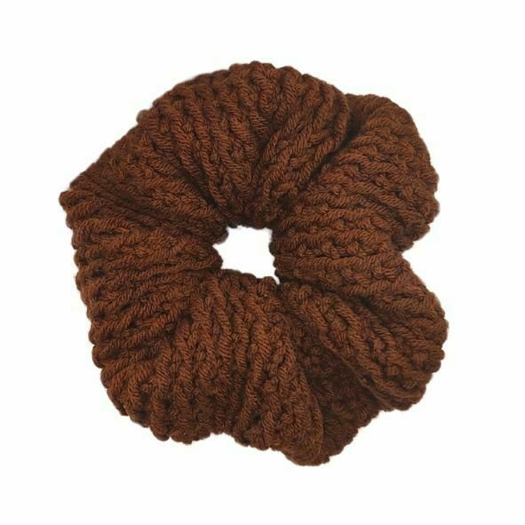 20250618105400_5cd892c2 Mocha Muse Scrunchie - Image 1