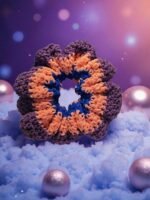Aurora Gift — Colorful Winter Scrunchie - Image 2