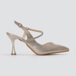 Γυναικεία slingback TFP Γόβες Slingback – 610 – Περλέ μπεζ The Fashion Project