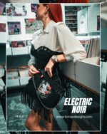 Τσάντα χιαστί "ELECTRIC NOIR" - Image 2