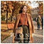 Τσάντα ώμου σε beige golden χρώμα με leopard στοιχεία - Image 5