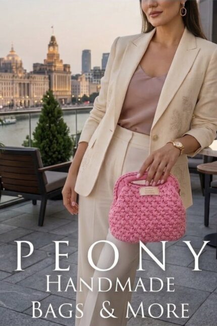 Pink handbag