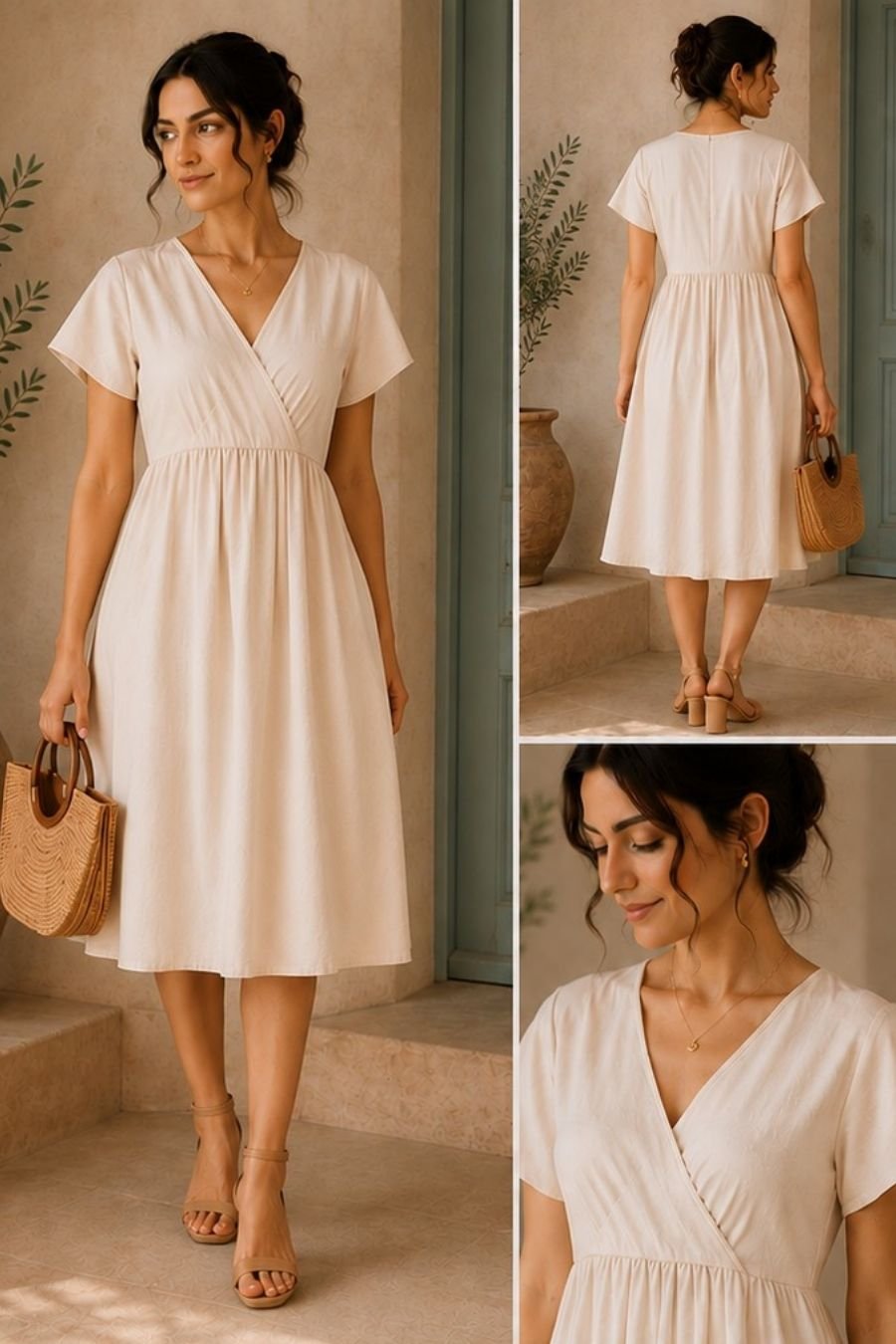 artinova-empire-wrap-dress-sewing-box-gallery.jpg Sewing Box – Κρουαζέ Φόρεμα Empire | Πλήρες Kit Ραπτικής - Image 1