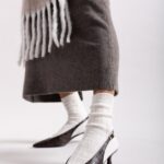 Γυναικεία slingback TFP Μυτερές Κροκό Γόβες Slingback – 365 – Καφέ The Fashion Project